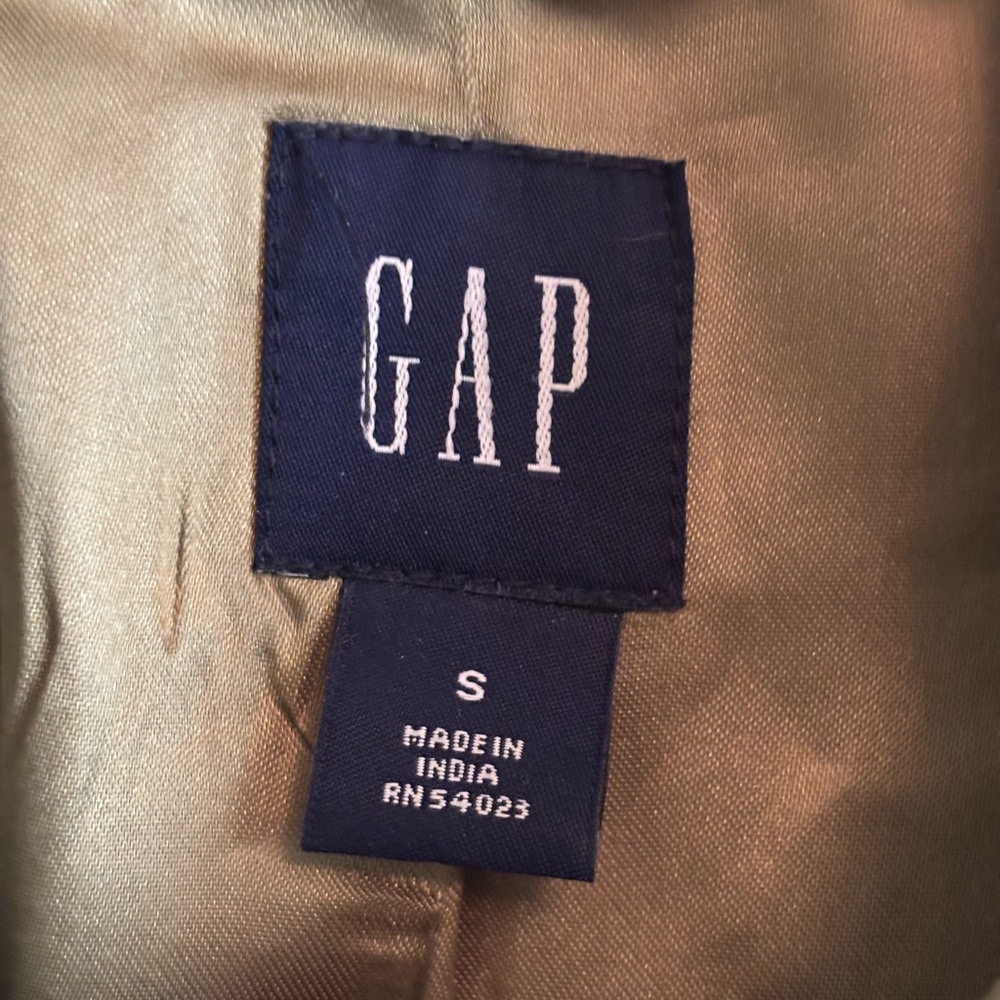 GAP Women's Green Toggle Utility Jacket - Picture 4 of 9